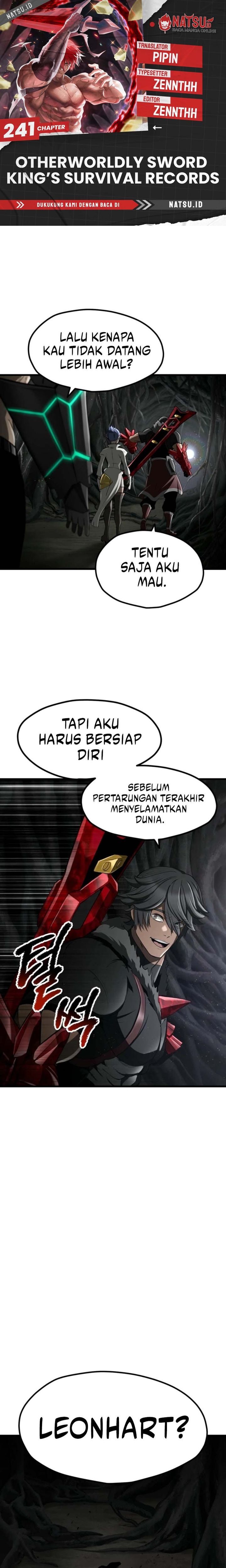 Otherworldly Sword King’s Survival Records Chapter 241 Gambar 1